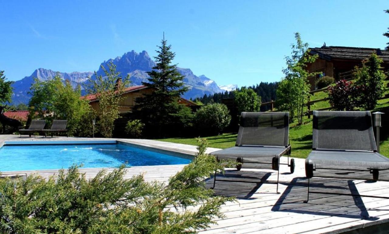 Le Cerf Amoureux Chalet Prive & Spa Sallanches Exterior photo